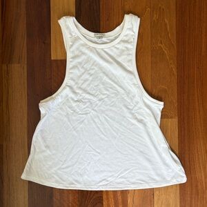 Habitual White Sleeveless Tank Top
